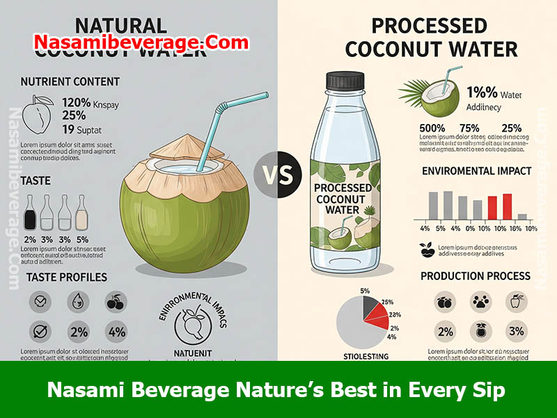 Comparing natural unsweetened coconut water with processed varieties for blood pressure benefits.