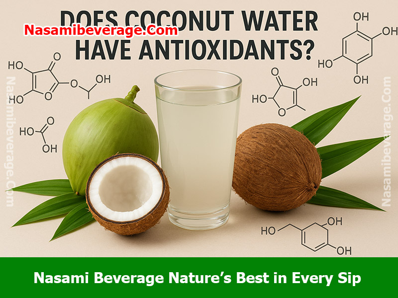 Does coconut water have antioxidants