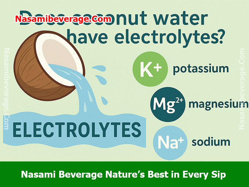 Does coconut water have electrolytes