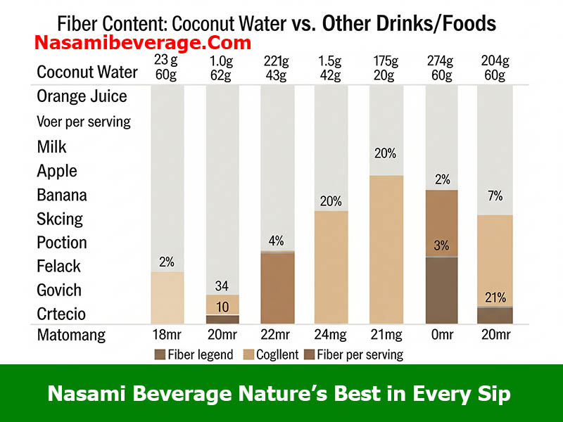 How Much Fiber is Actually in Your Coconut Water? How much fiber is actually in your coconut water