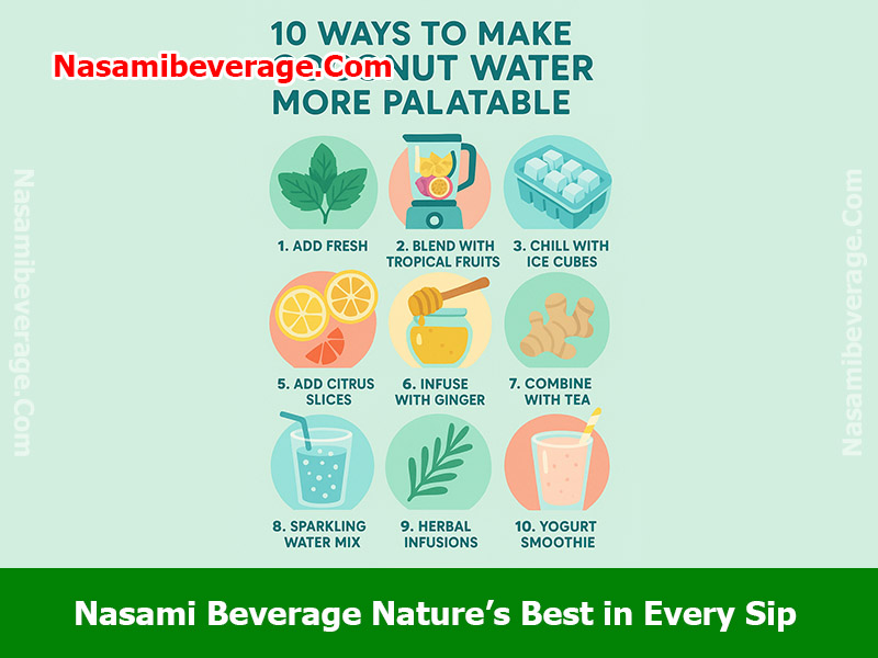how to make coconut water more palatable How to make coconut water more palatable