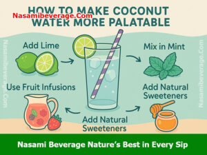 How to make coconut water more palatable
