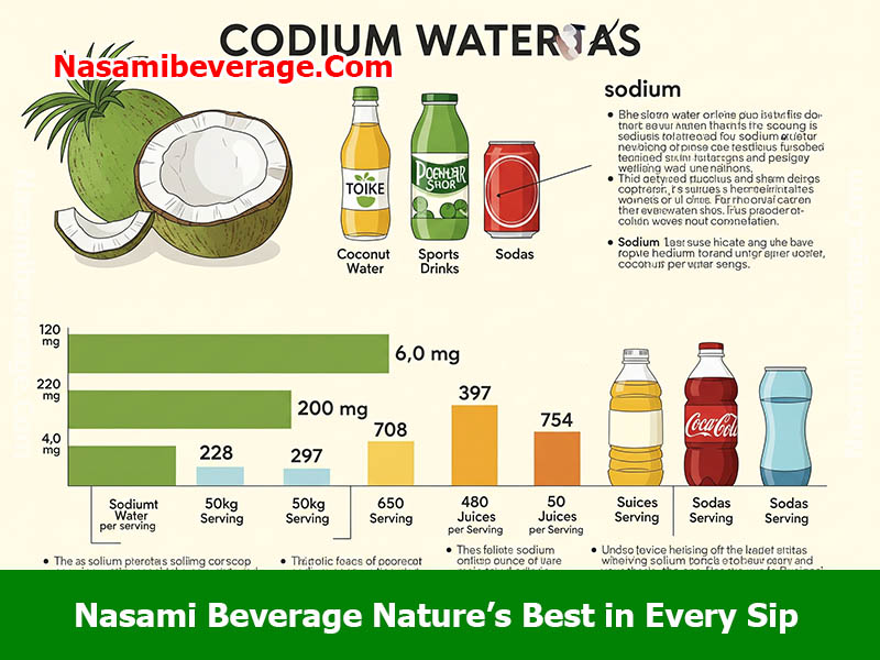 is coconut water high in sodium Is coconut water high in sodium