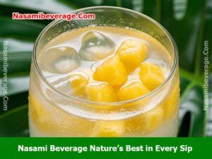 Mix coconut water and pineapple