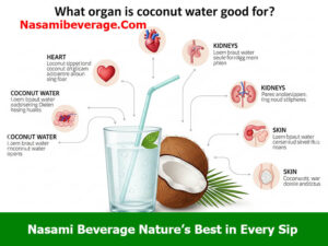 What organ is coconut water good for