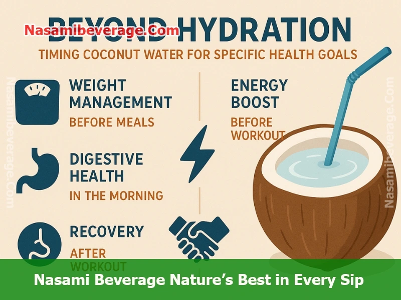 Best time to drink coconut water