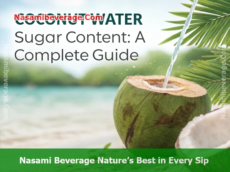Coconut water sugar content