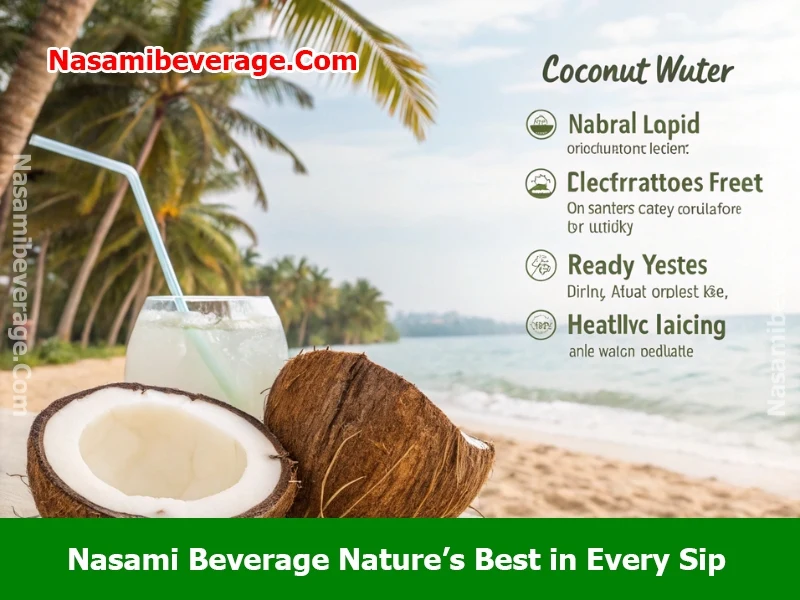 What does coconut water taste like