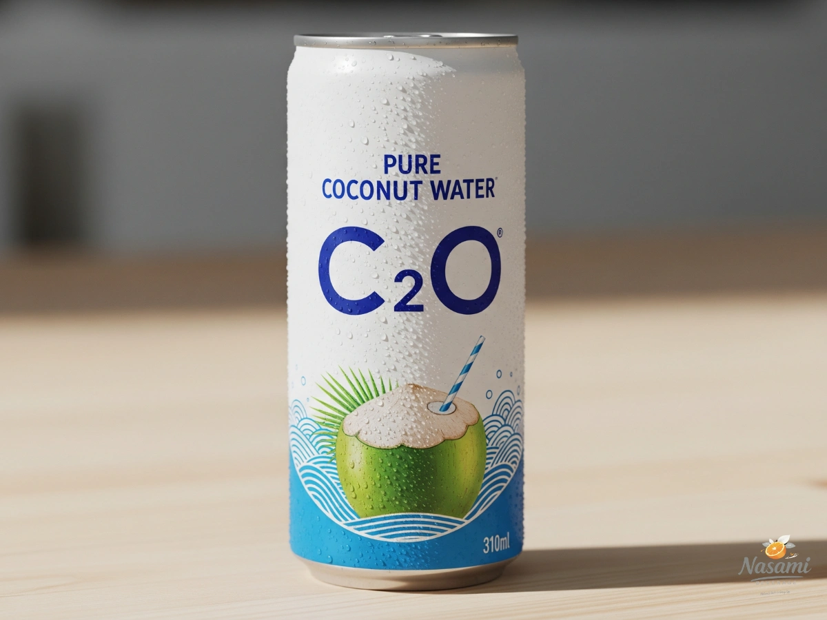 top coconut water brands A can of C2O Pure Coconut Water