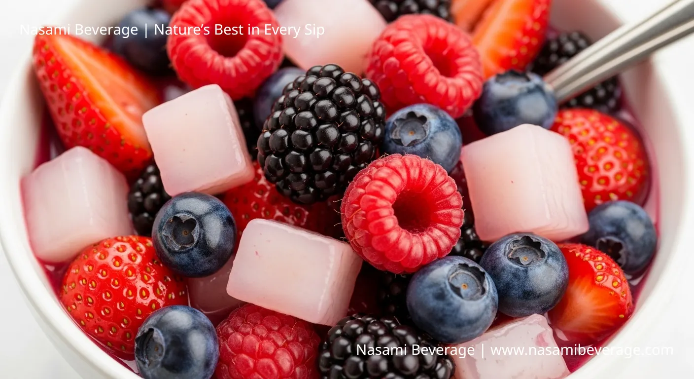 8 juices with nata de coco 8 juices with nata de Coco