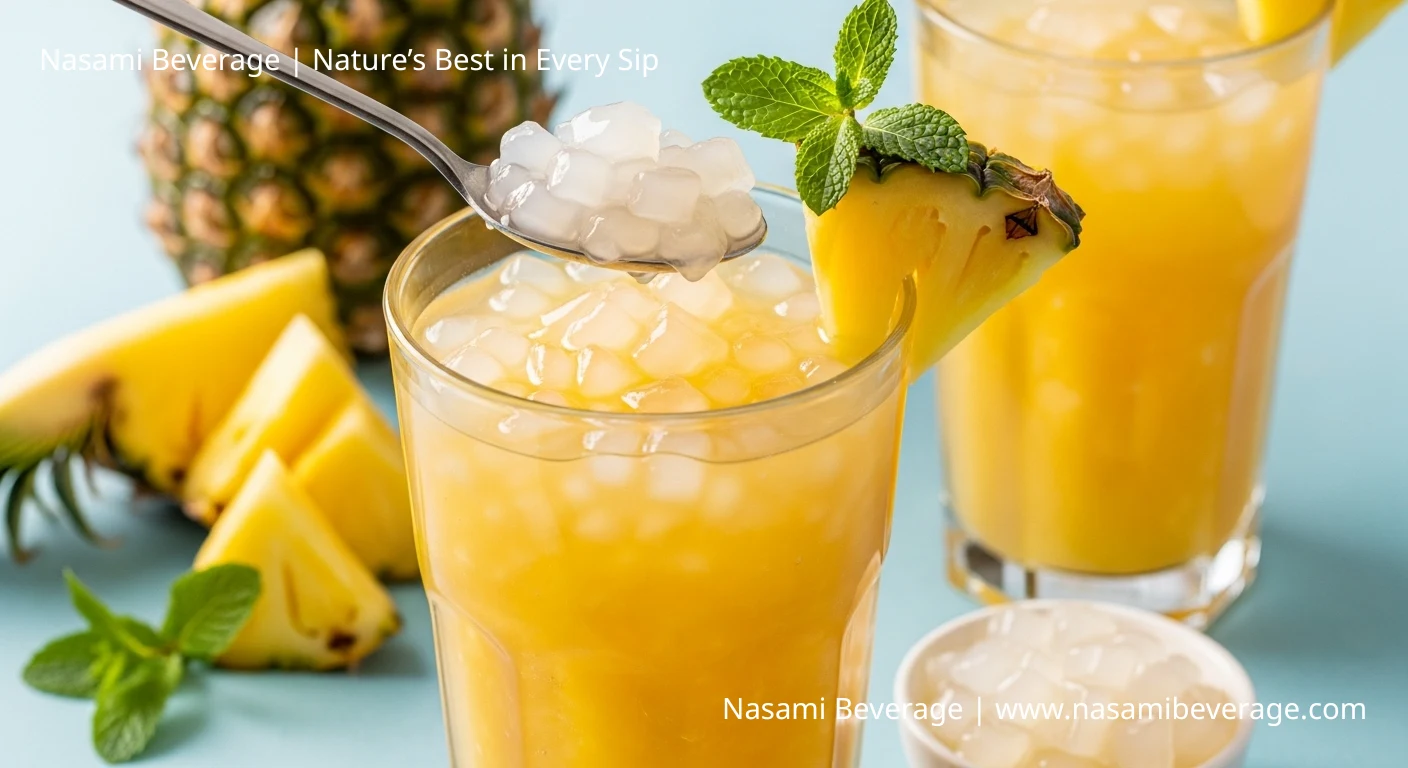 8 juices with nata de coco 8 juices with nata de Coco