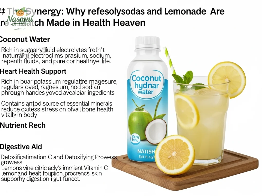 coconut water and lemonade Coconut Water and Lemonade