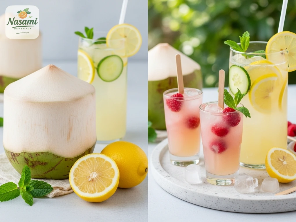 Coconut Water and Lemonade