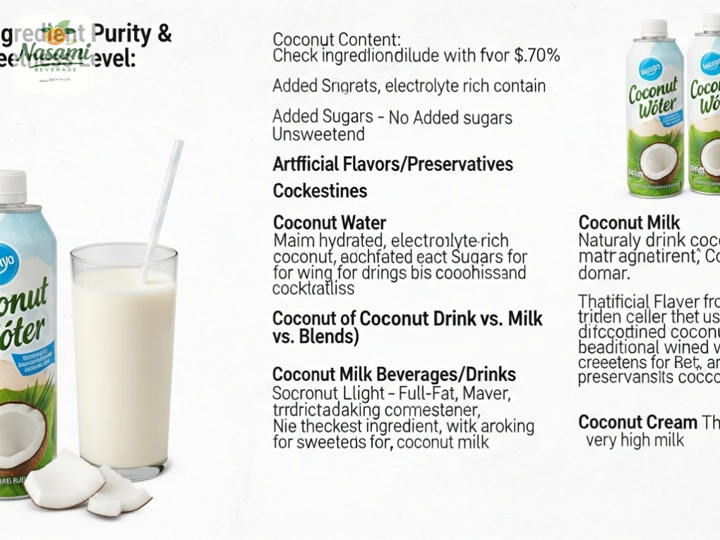 How to choose the best coconut drink How to choose the best coconut drink