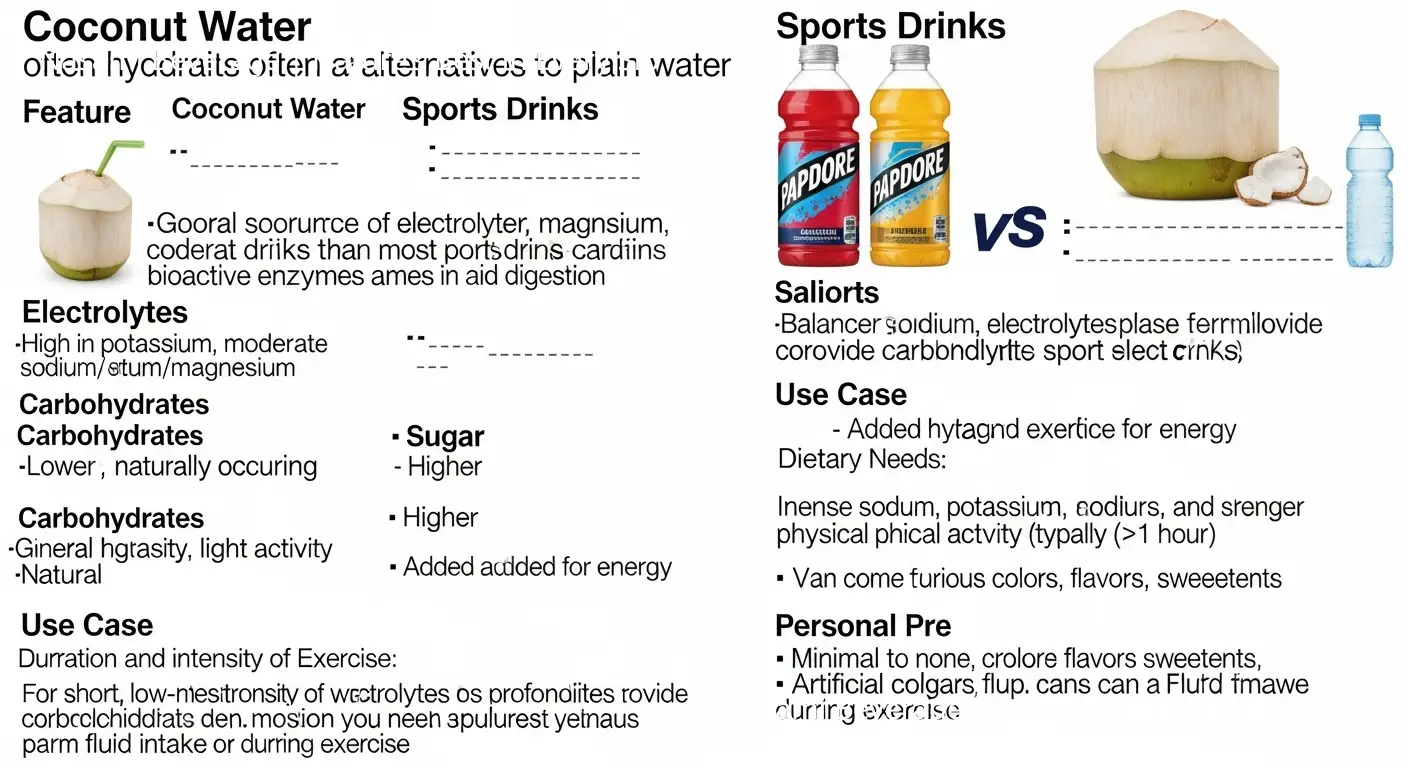 Coconut water calories