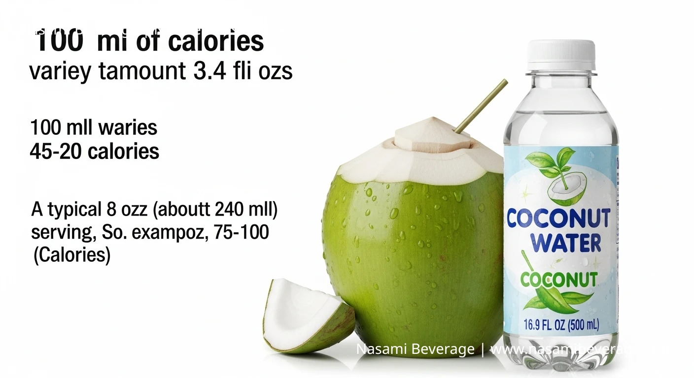 How many calories are in coconut water?