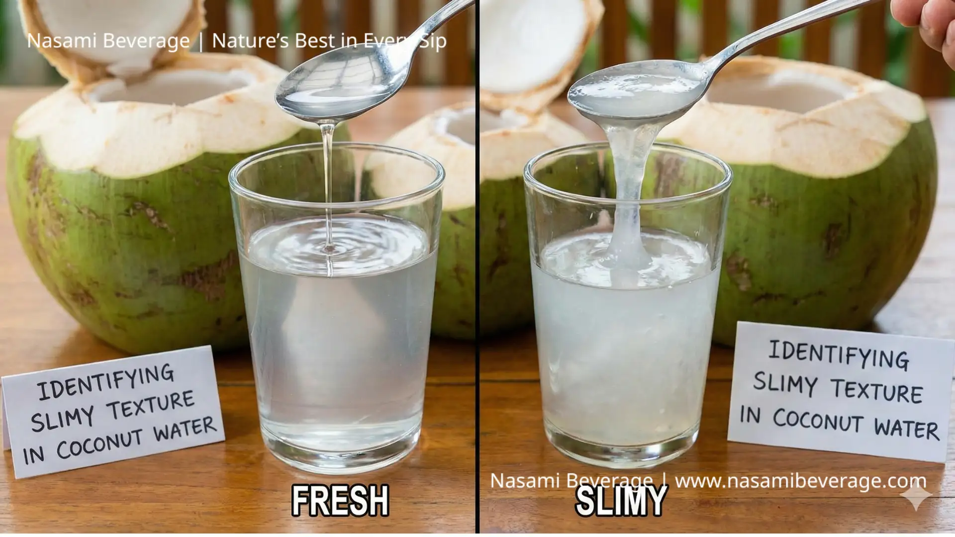 Identifying Slimy Texture in Coconut Water: A Safety Guide