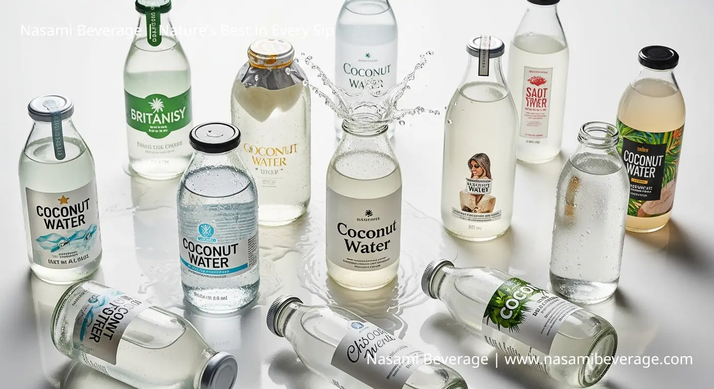 White Flakes in Coconut Water