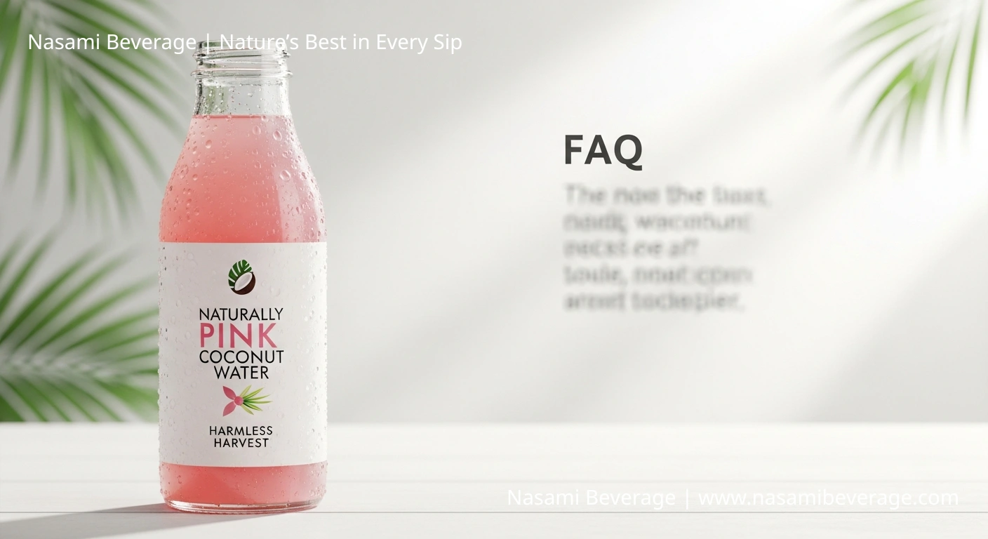 White Flakes in Coconut Water