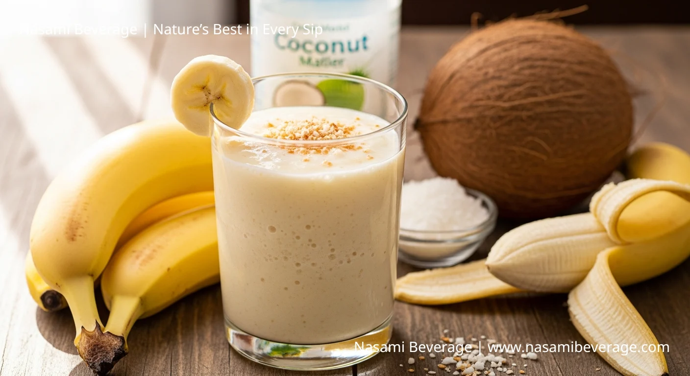 Coconut Water with Banana Coconut Water with Banana