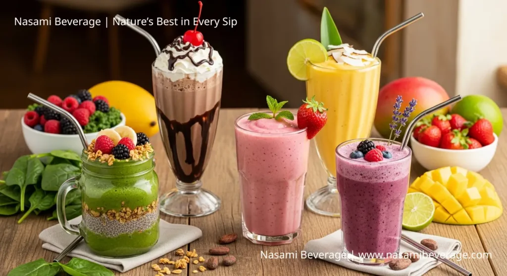 types of drinks Types of drinks - Smoothies and Shakes