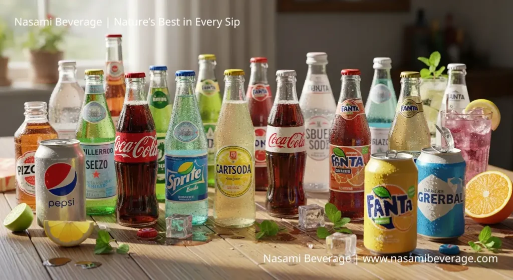 types of drinks Types of drinks - Soft Drinks and Carbonated Beverages