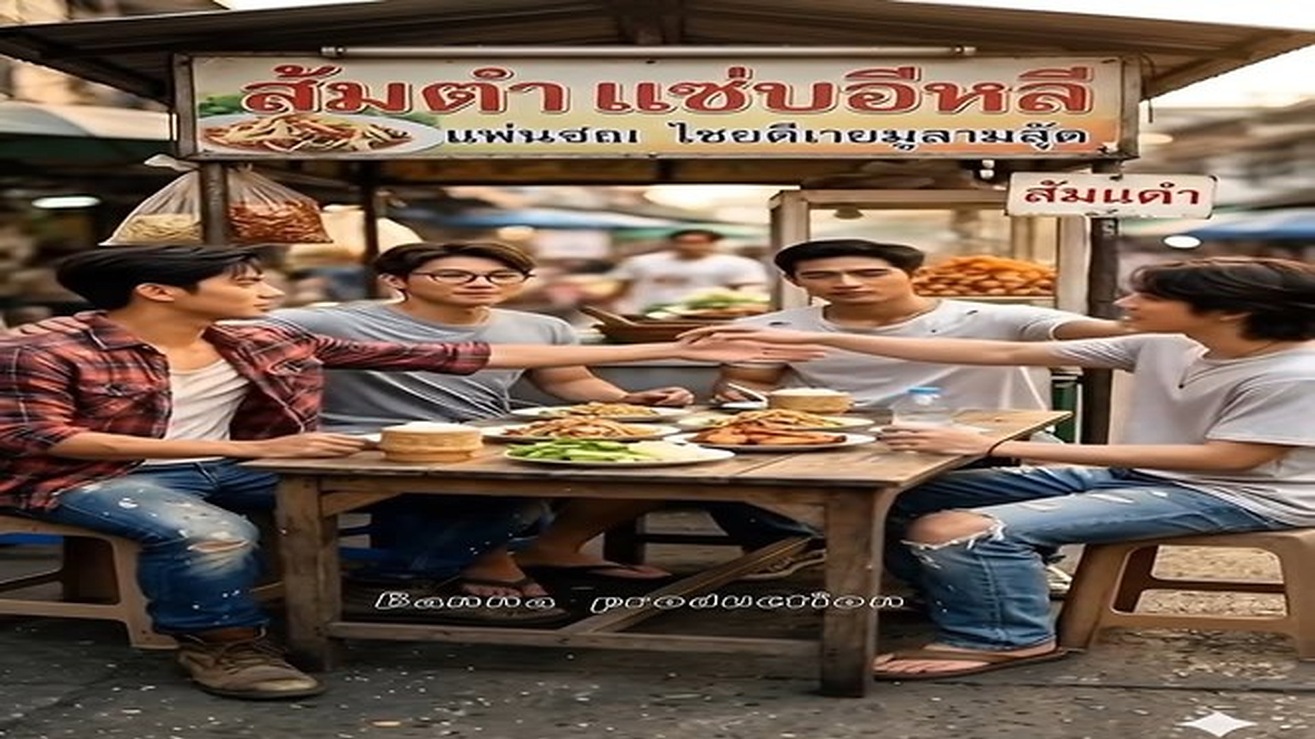 [ครบชุด] : D2007012_น ดเจอเพ อนท ร านส มตำข างทาง_part 2